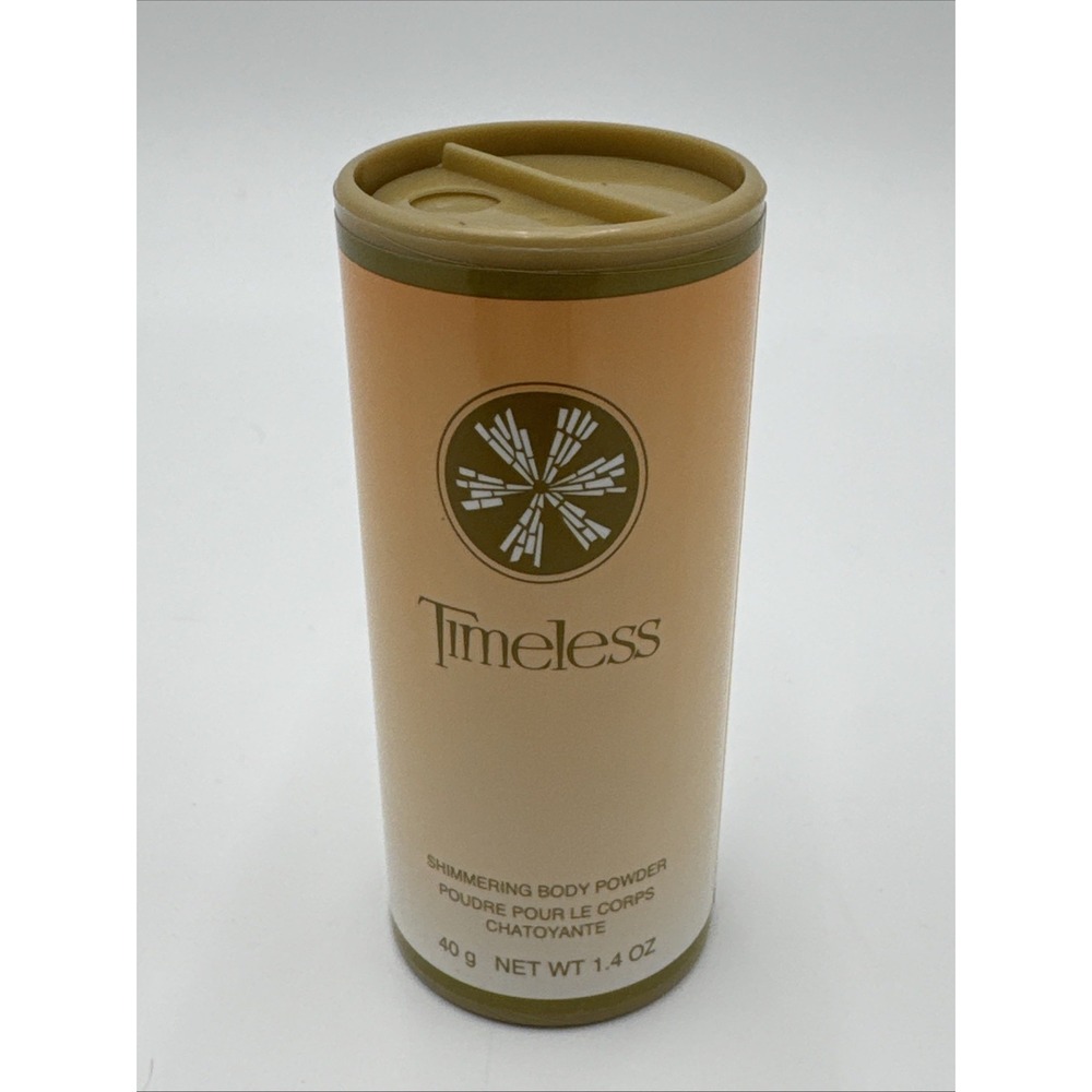 Vintage Timeless shimmering Silky Soft body powder Avon 40 g 1.4 oz. New 2002